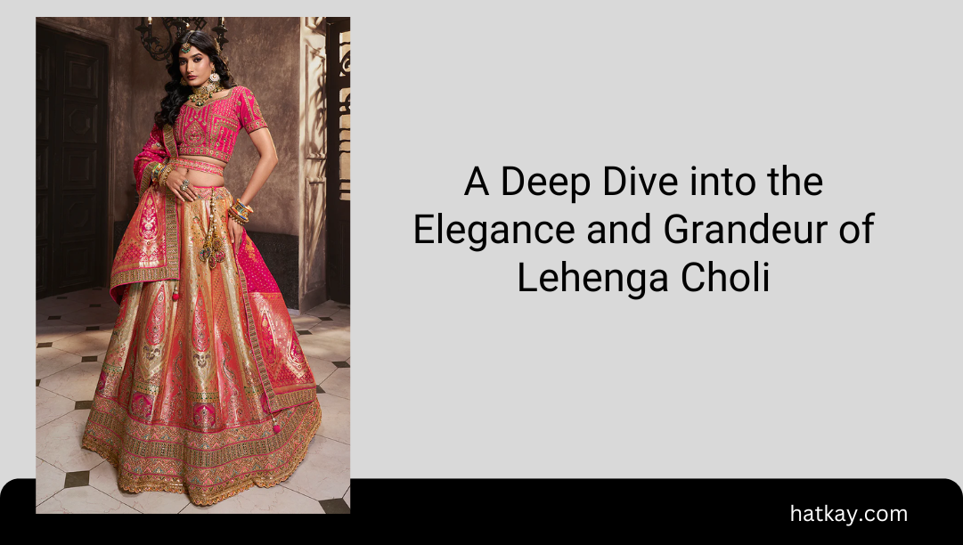 Pink Golden Traditional Embroidered Bridal Lehenga Choli
