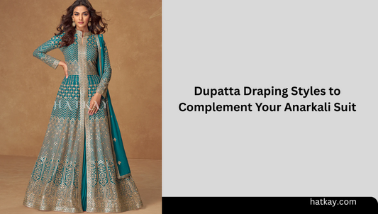 Dupatta Draping Styles to Complement Your Anarkali Suit