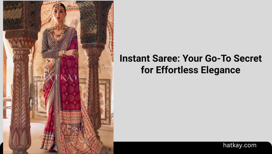 Instant Saree: Your Go-To Secret for Effortless Elegance