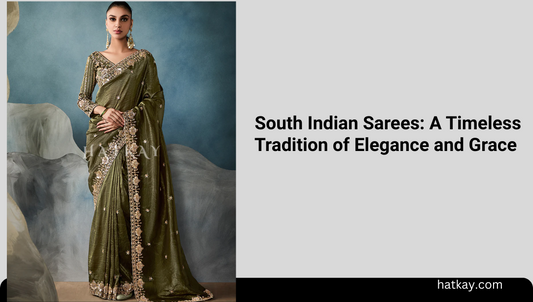 Discover the beauty of South Indian sarees, from Kanjivaram to Mysore silk, with our guide on styles, fabrics, colors, and styling tips for every occasion.