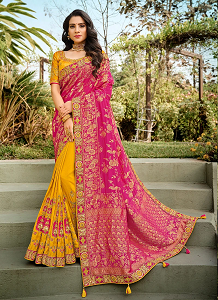 What is a Half n Half Saree? Where Can I Buy Half n Half Sarees Online in USA?