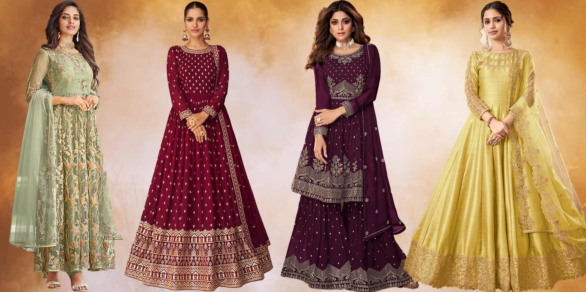 Indian Gown Styles: Different Types Of Indian Gown Designs