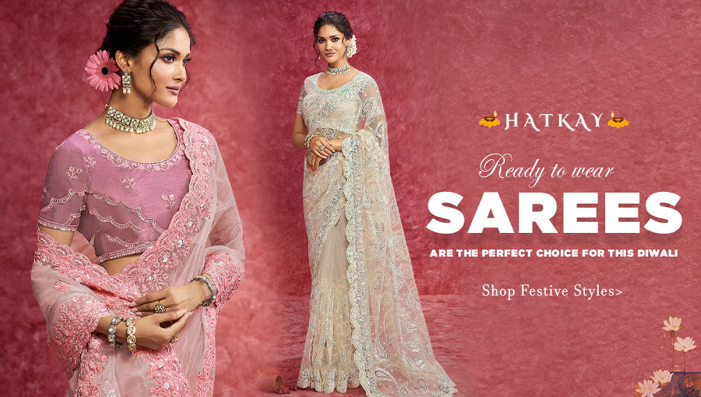 Why Ready-to-Wear Sarees Are the Perfect Choice for This Diwali?