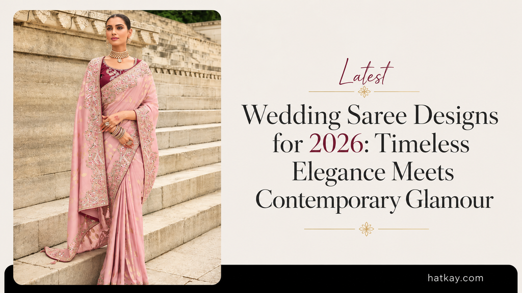 Latest Wedding Saree Designs for 2026: Timeless Elegance Meets Contemporary Glamour