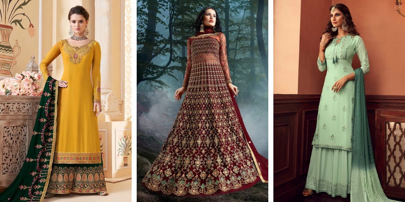Top 10 designs of salwar suits for  women in 2020