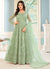 Green Sequence Embroidery Traditional Anarkali Suit