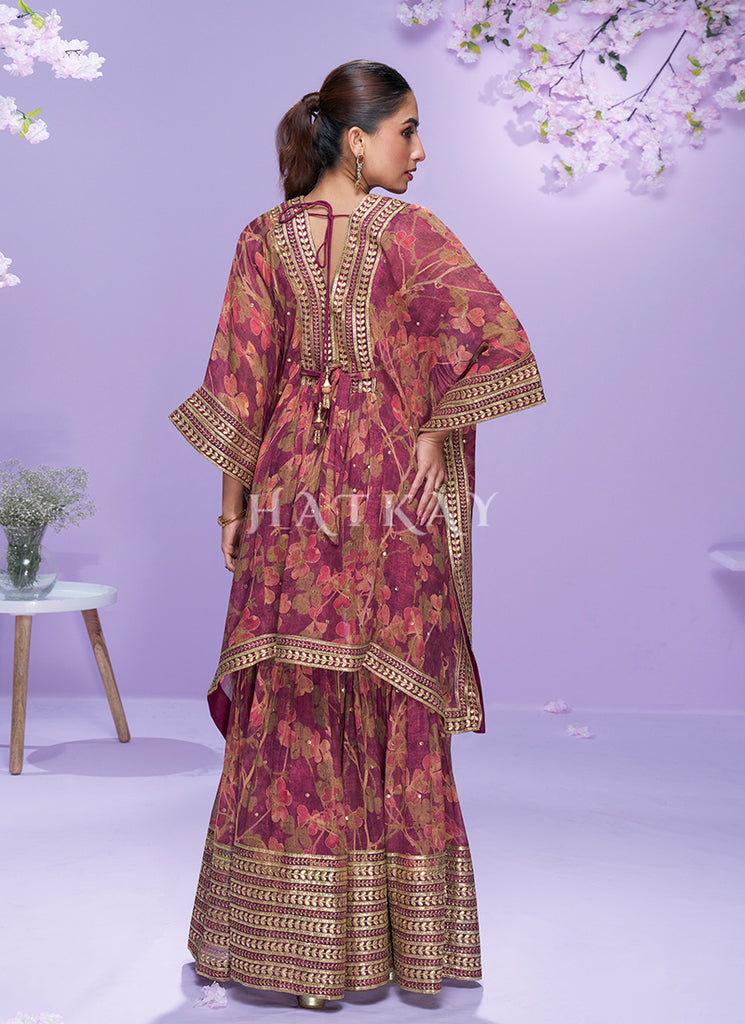 Buy Kaftan Style Gharara Set