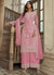 Pink Embroidery Pakistani Pant Style Suit