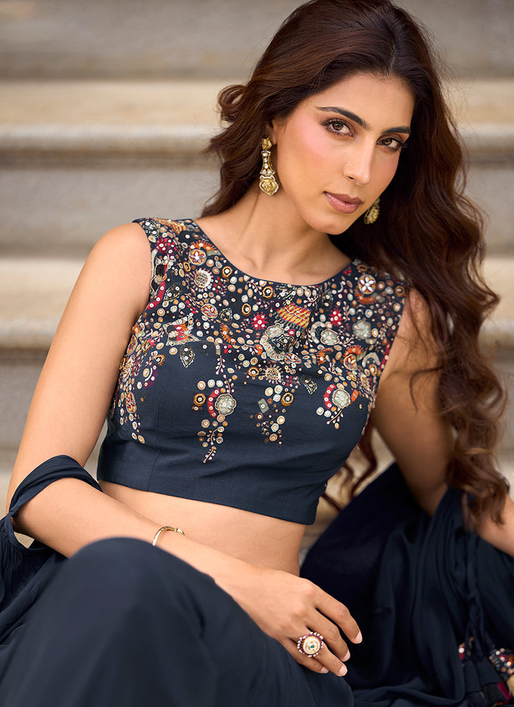 Buy Drape Skirt Set