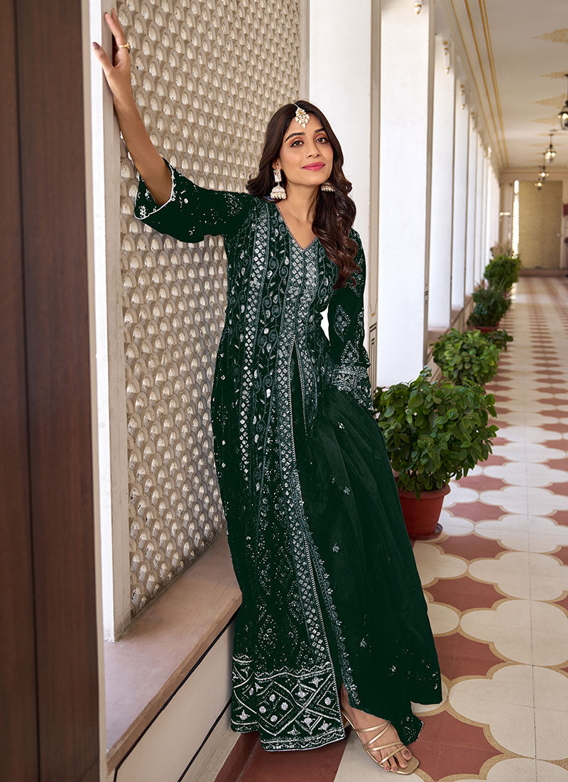 Green Anarkali Suit In Germany