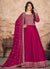 Pink Sequence Embroidered Silk Anarkali Suit