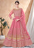 Pink Embroidery Traditional Anarkali Suit