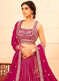 Hot Pink Handwork Lehenga Choli In USA UK