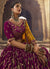 Magenta Yellow Lehenga Choli In USA