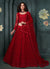 Bridal Red Embroidered Lehenga Choli
