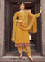 Yellow Multi Embroidered Traditional Punjabi Style Suit