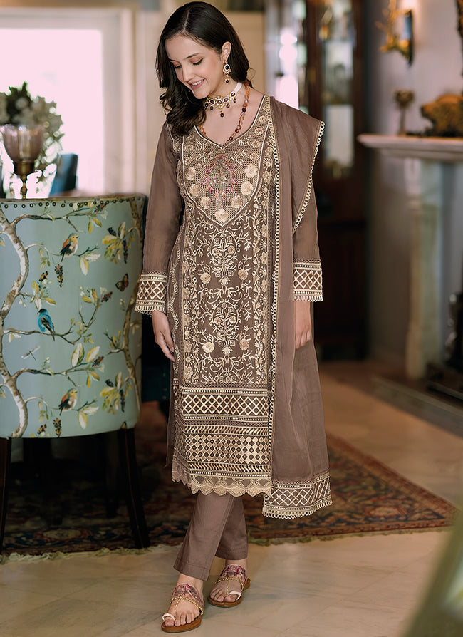 Light Brown Pant Style Suit In USA UK Canada