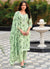 Green Floral Handwork Embroidery Pakistani Pant Style Suit
