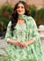 Green Pakistani Pant Style Suit In USA