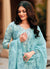 Blue Pakistani Pant Style Suit In USA