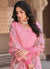 Pink Multi Floral Embroidery Salwar Kameez In Usa