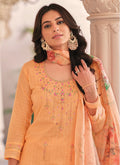 Pastel Orange Salwar Kameez In Usa Australia