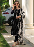 Black Lucknowi Embroidery Traditional Salwar Suit