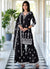 Black Lucknowi Embroidery Traditional Gharara Suit