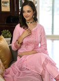 Pink Multi Embroidery Traditional Salwar Kameez In USA UK