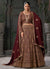 Maroon Embroidered Wedding Lehenga Choli
