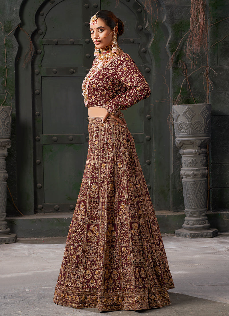 Buy Latest Bridal Lehengas In USA, UK, Canada, Germany With Free Shipping Worldwide.