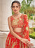 Red Sequence Lehenga Choli In Usa