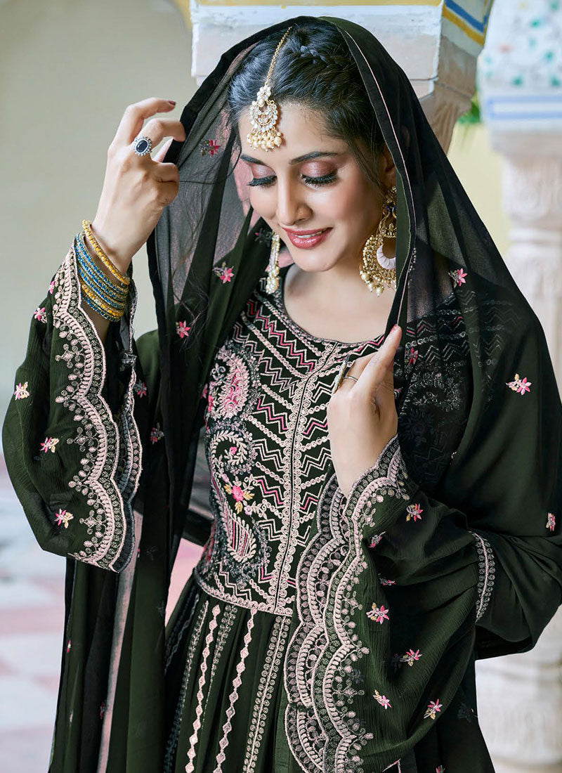 Buy Anarkali Palazzo Suit