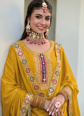 Yellow Gharara Style Suit In USA