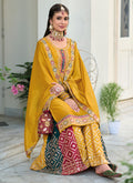 Yellow Gharara Style Suit In USA UK