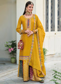 Yellow Gharara Style Suit In USA Canada