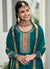 Turquoise Gharara Style Suit In USA