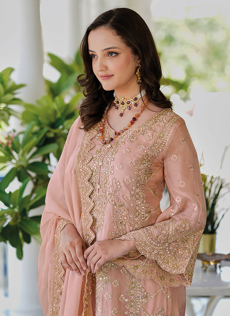Peach Pant Style Suit In USA