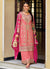 Pink Multi Embroidery Traditional Palazzo Suit