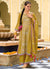 Yellow Mirror Work Embroidery Traditional Palazzo Suit