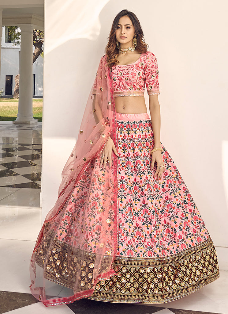 Shop Diwali Lehenga In USA, UK, Canada, Germany, Mauritius, Singapore With Free Shipping Worldwide.