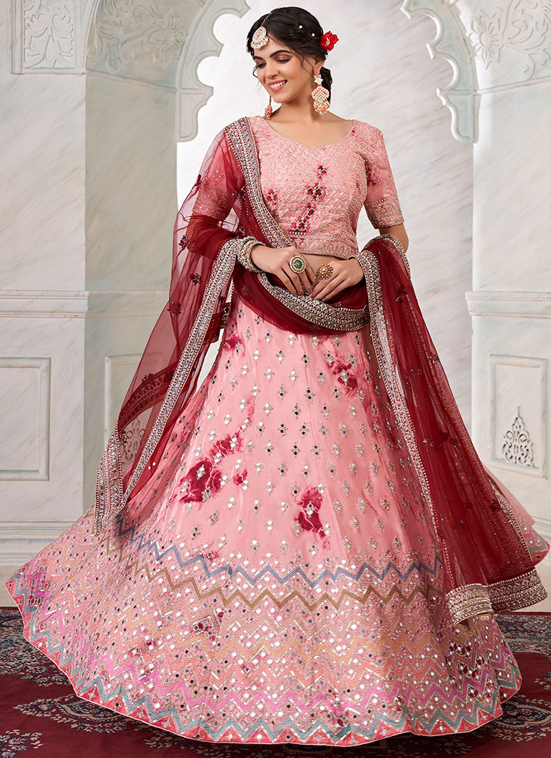 Shop Wedding Lehenga In USA, UK, Canada, Germany, Mauritius, Singapore With Free Shipping Worldwide.