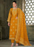 Yellow Multi Embroidery Pashmina Salwar Kameez Suit