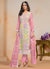 Light Pink Multi Embroidery Festival Salwar Suit