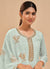 Light Blue Multi Embroidered Pakistani Pant Style Suit