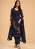Navy Blue Multi Embroidery Traditional Salwar Suit