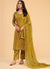 Yellow Multi Embroidery Traditional Salwar Suit