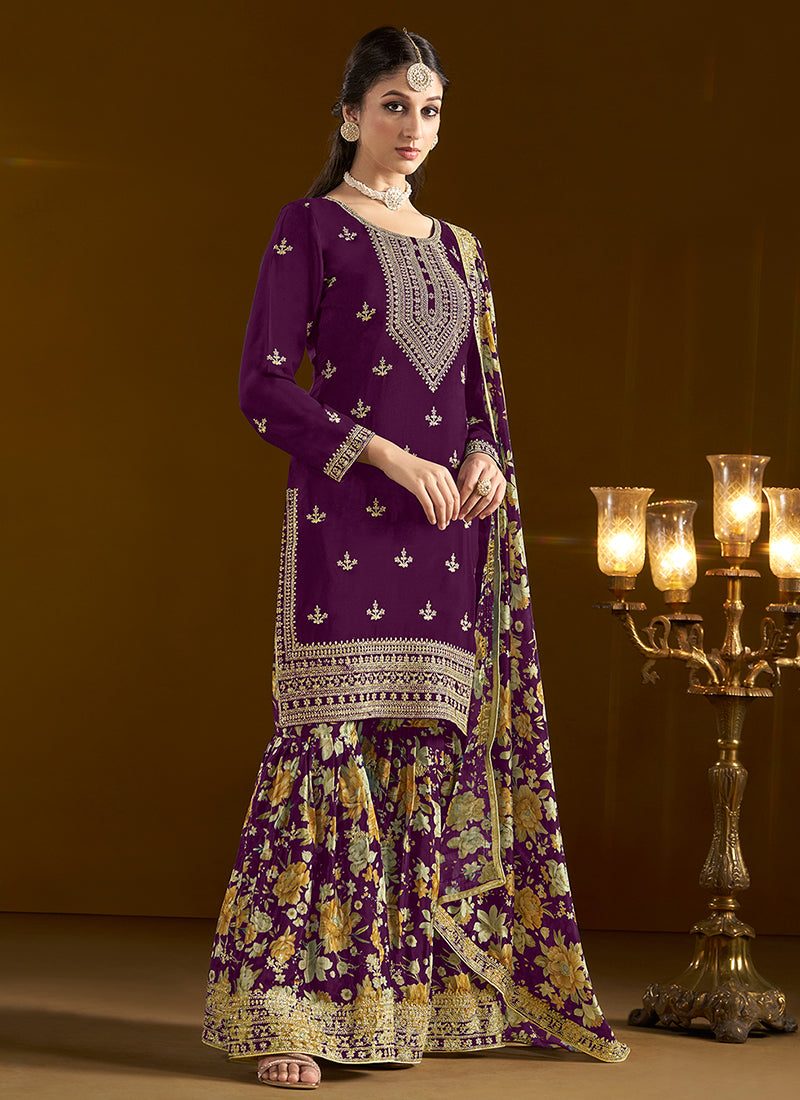 Buy Gharara Style Suit In USA UK Canada