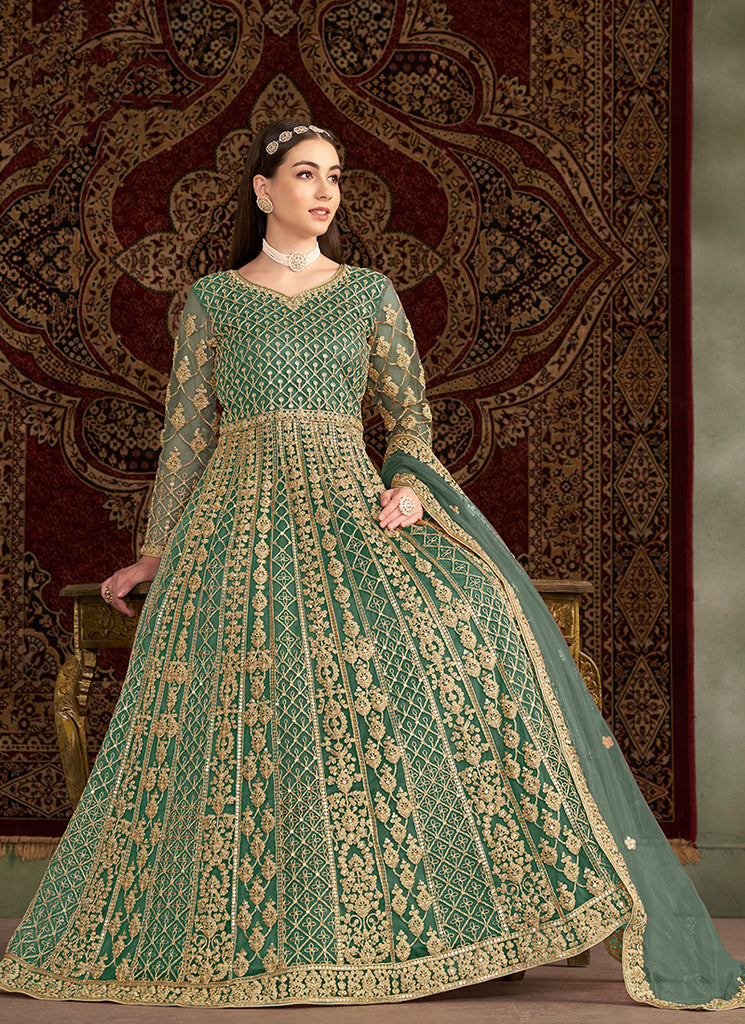 sea green indian dress Sea Green Dress with Bow | Harmony Hues