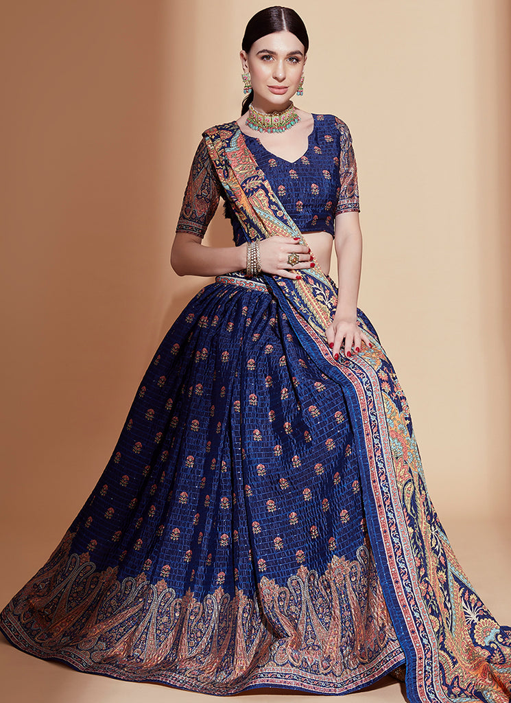 Shop Wedding Lehenga In USA, UK, Canada, Germany, Mauritius, Singapore With Free Shipping Worldwide.